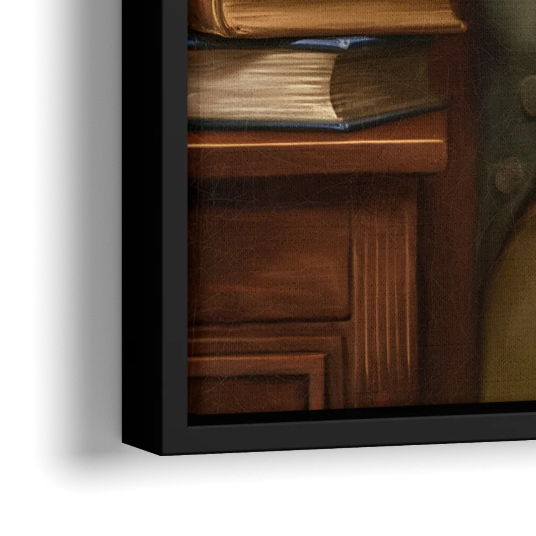 Franklin Cultural Heritage - Close-Up Black Frame Canvas
