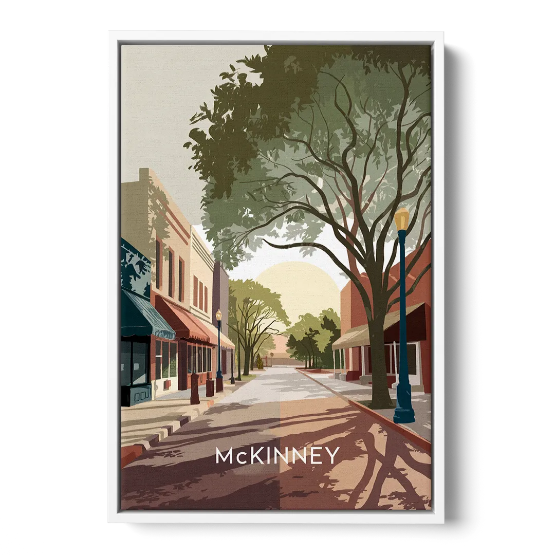 McKinney Artistic Heritage - White Frame Canvas