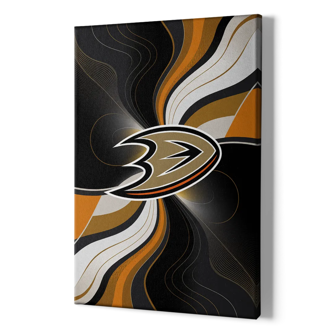 Anaheim Ducks Pride - Canvas Print Art Sides