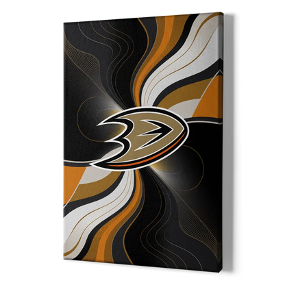 Anaheim Ducks Pride - Canvas Print Art Sides