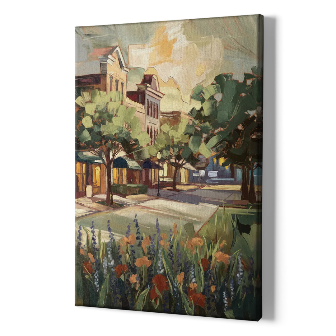 Garland Texas Pride - Canvas Print Art Sides