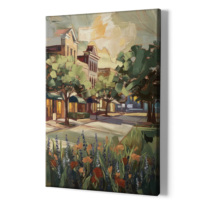 Garland Texas Pride - Canvas Print Art Sides