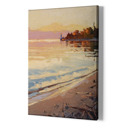 Traverse City Grand Traverse Bay - Canvas Print Art Sides