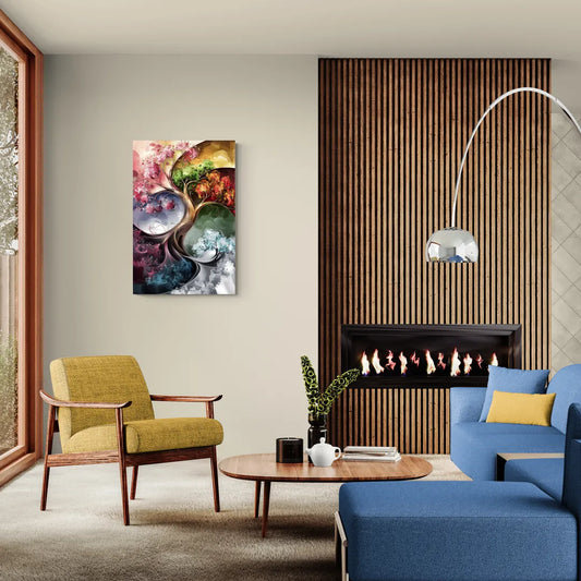 Ashland Vibrant Seasons - Canvas Wall Art Living Room