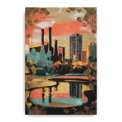 Birmingham Historic Landmarks - Canvas Wall Art