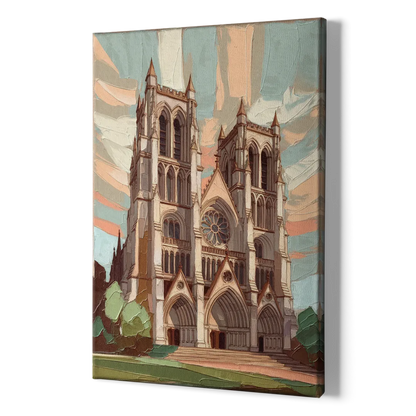 Washington National Cathedral - Canvas Print Art Sides