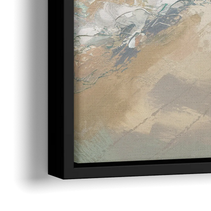Naples Florida Ocean Breeze - Close-Up Black Frame Canvas