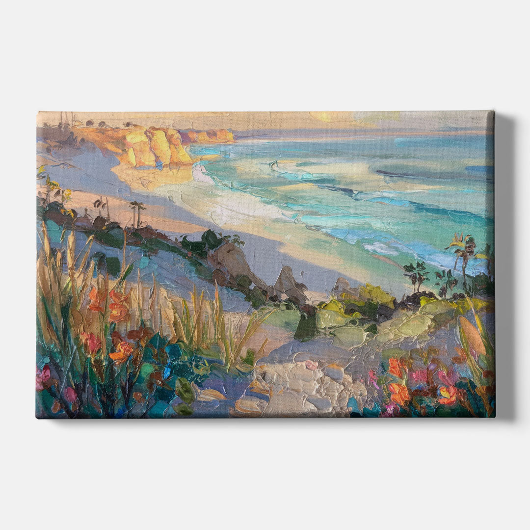 La Jolla Pacific Blues - Canvas Wall Art