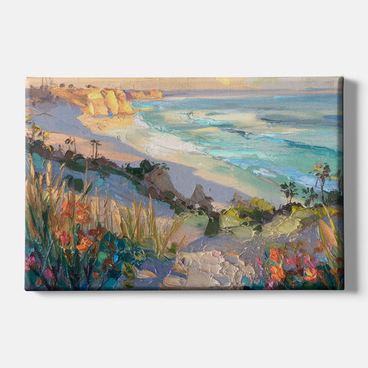 La Jolla Pacific Blues - Canvas Wall Art
