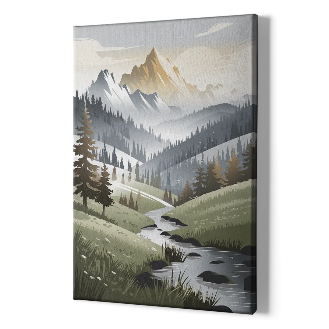 Vail Scenic Landscape - Canvas Print Art Sides