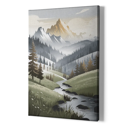 Vail Scenic Landscape - Canvas Print Art Sides