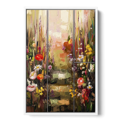 Greensboro Botanical Gardens - White Frame Canvas
