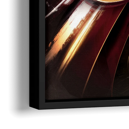 Cleveland Cavaliers Logo - Close-Up Black Frame Canvas