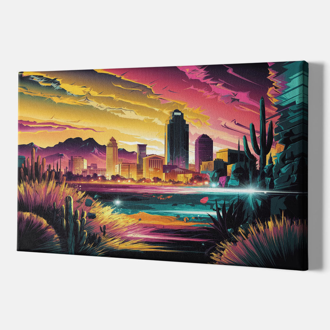 El Paso Scenic Landscape - Canvas Wall Art Indoor