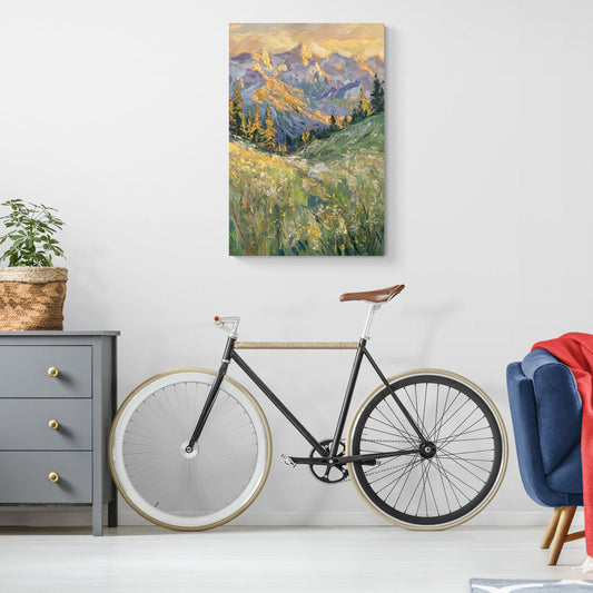 Vail Rocky Mountain View - Canvas Wall Art Living Room