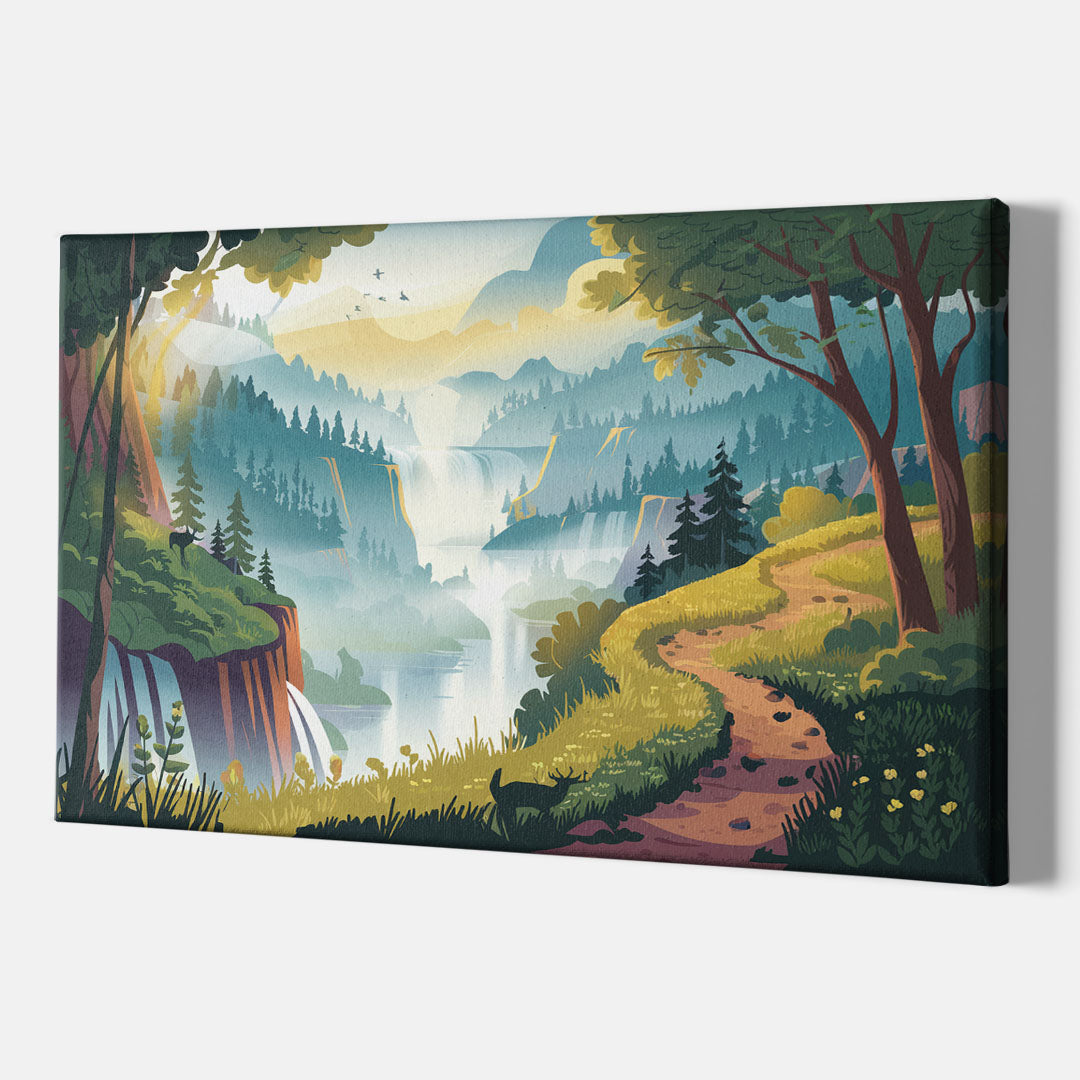 Henderson Scenic Trails - Canvas Wall Art Indoor