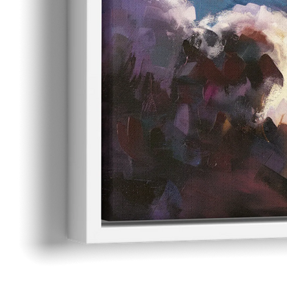 Huntsville Space Center Tribute - Close-Up White Frame Canvas