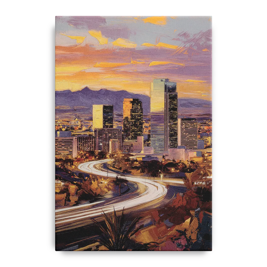 Henderson Skyline Views - Canvas Wall Art
