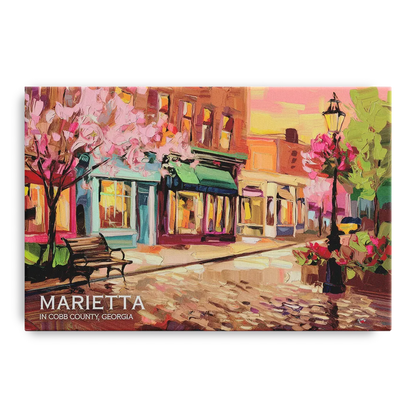 Marietta Cobb County Scenes - Canvas Wall Art