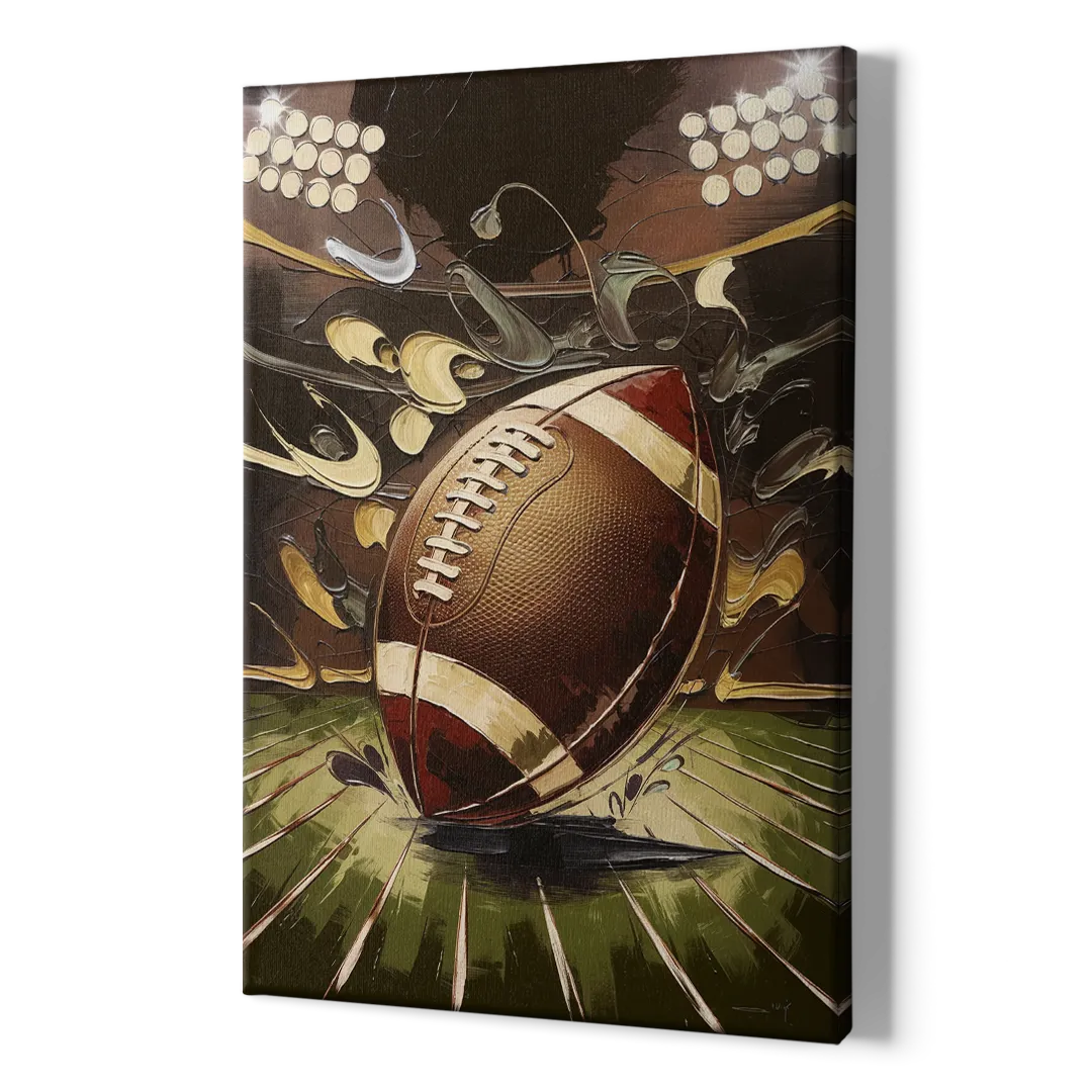 Garland Football Spirit - Canvas Print Art Sides