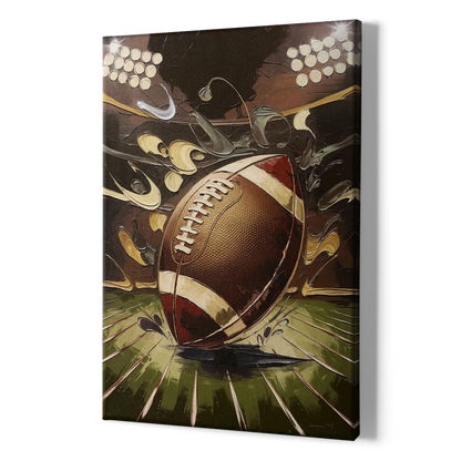 Garland Football Spirit - Canvas Print Art Sides