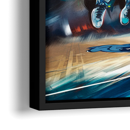 Memphis Grizzlies Spirit - Close-Up Black Frame Canvas