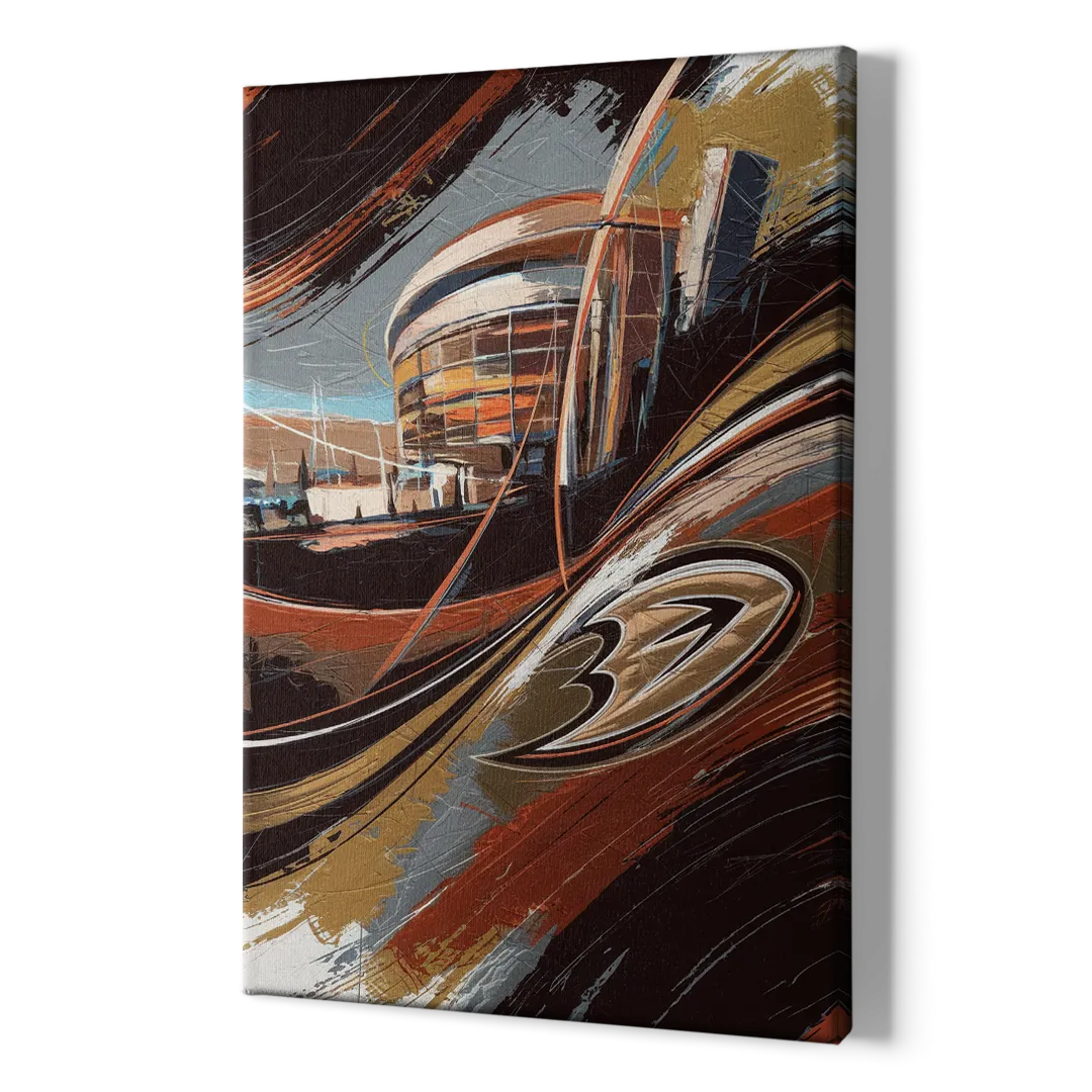 Anaheim Ducks Legacy - Canvas Print Art Sides