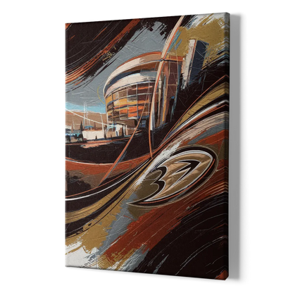 Anaheim Ducks Legacy - Canvas Print Art Sides