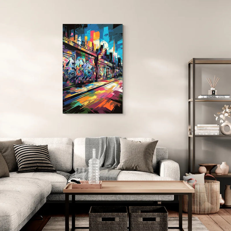 Dunedin Street Art Vibes - Canvas Wall Art Living Room