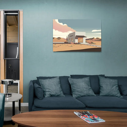 Marfa Artistic Vibes - Canvas Wall Art Living Room