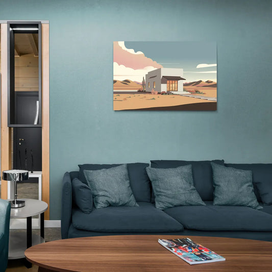 Marfa Artistic Vibes - Canvas Wall Art Living Room
