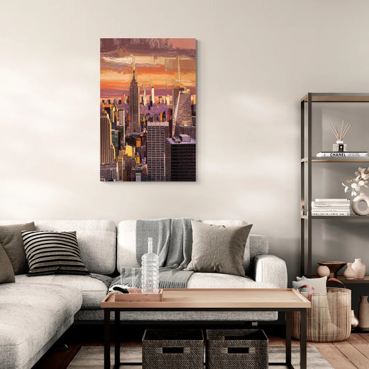 New York City Midtown Skyline - Canvas Wall Art Living Room