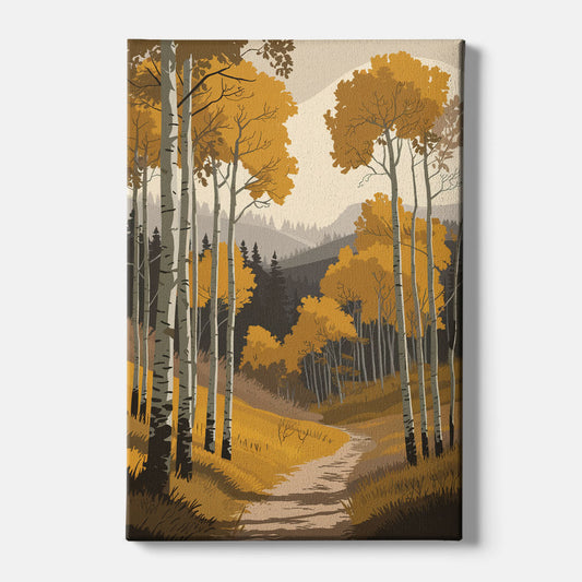 Aspen Rustic Charm - Canvas Wall Art