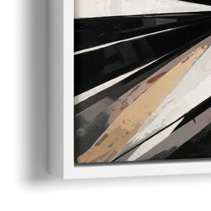 Burlington Modern Architecture - Close-Up White Frame Canvas