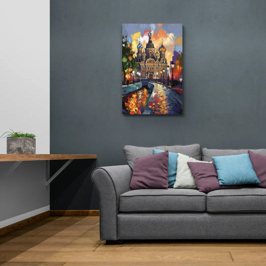 St. Petersburg Historic District - Canvas Wall Art Living Room