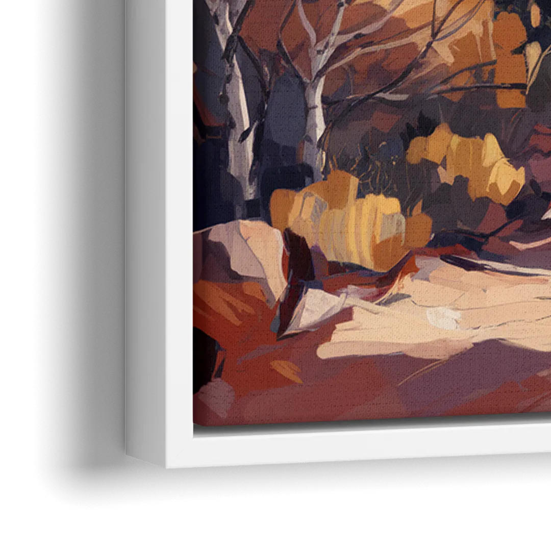 Colorado Springs Nature Escape - Close-Up White Frame Canvas