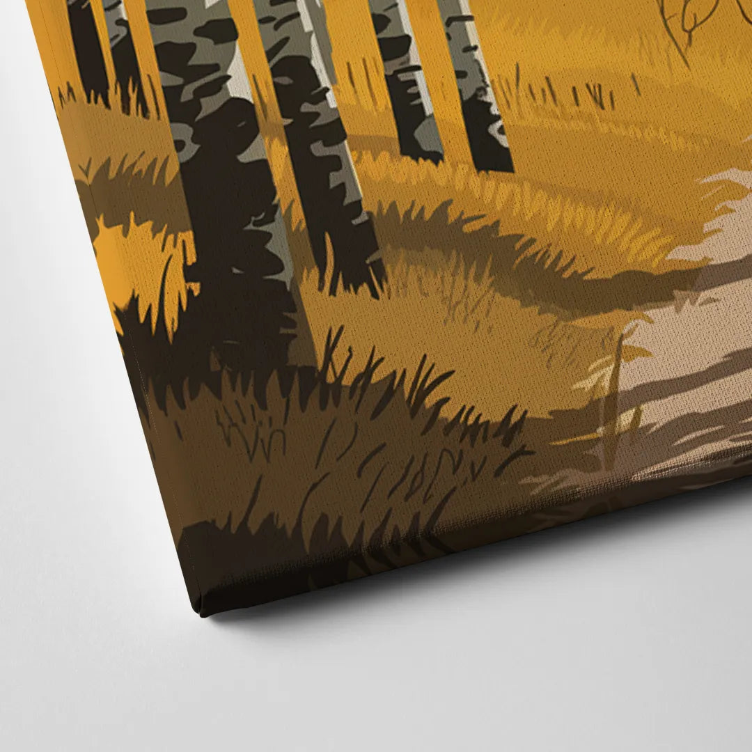 Aspen Rustic Charm Canvas Close Up