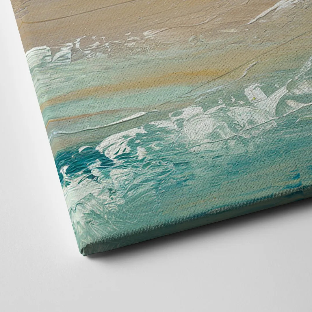 San Diego Pacific Beach Vibes Surf Canvas Close Up
