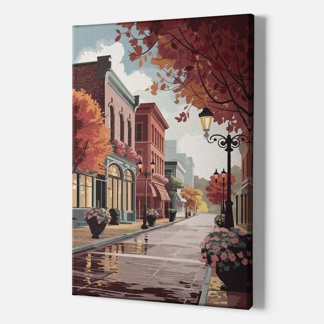 Ashland Historic Downtown - Canvas Wall Art Indoor