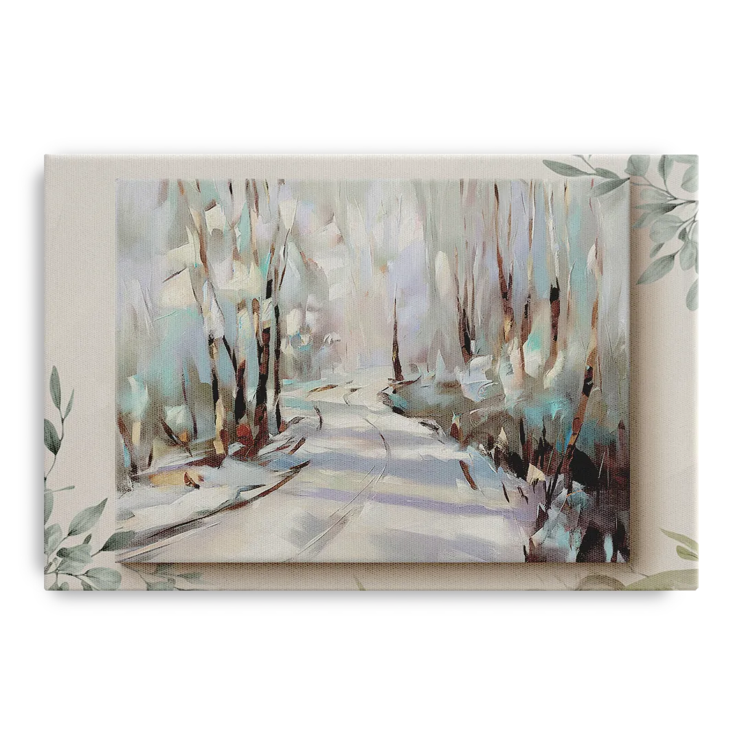 Sitka Tree Lined Trails - Canvas Wall Art