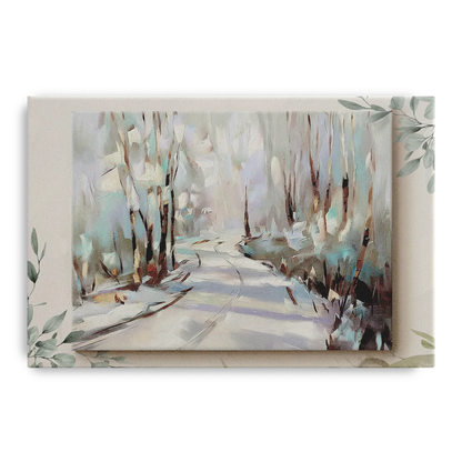 Sitka Tree Lined Trails - Canvas Wall Art