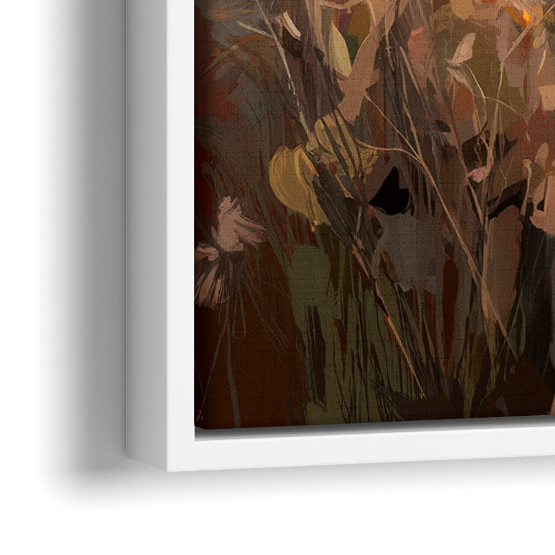 McKinney Rustic Charm - Close-Up White Frame Canvas