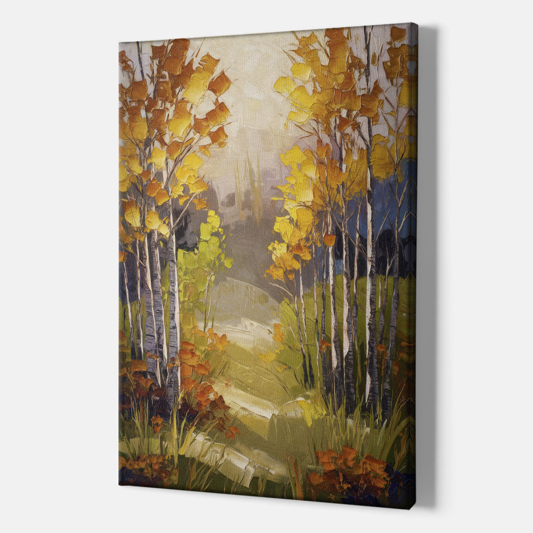 Breckenridge Aspen Forest Autumn - Canvas Wall Art Indoor