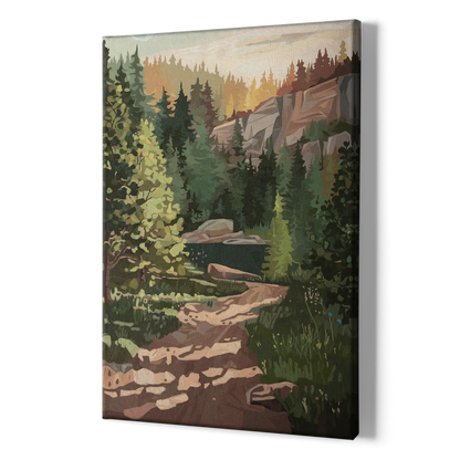 Ontario Scenic Trails - Canvas Print Art Sides