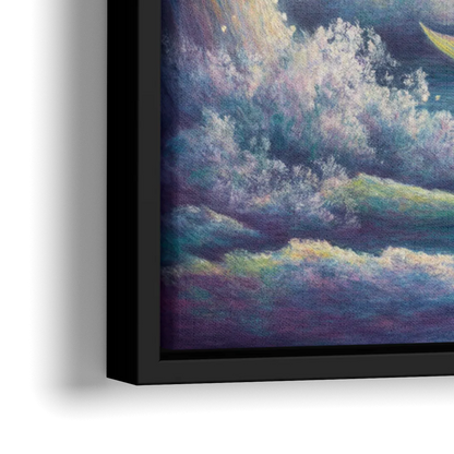 Maid of the Mist Journey - Close-Up Black Frame Canvas