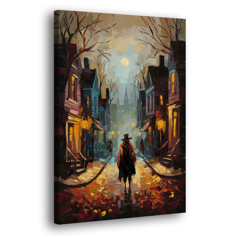 Salem Historic Downtown - Canvas Print Art Sides