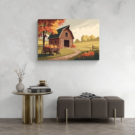 Wichita Rustic Charm - Canvas Wall Art Living Room