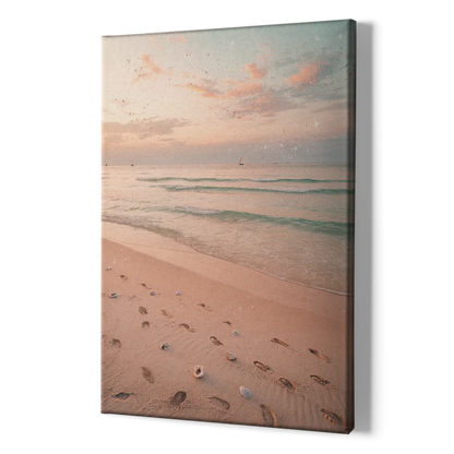 St. Petersburg Beachfront Serenity - Canvas Print Art Sides