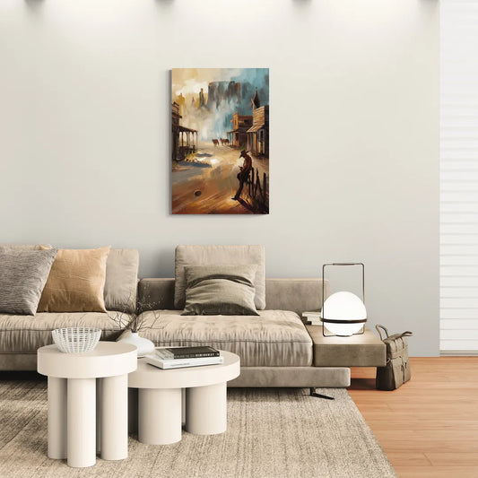 Tombstone Western Heritage - Canvas Wall Art Living Room