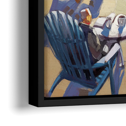 Madison Union Terrace Vibes - Close-Up Black Frame Canvas